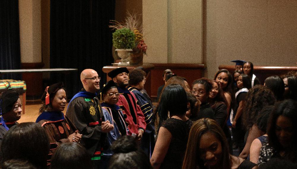 Black Faculty recognizing students